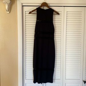 Express midi, bodycon, black dress. Only worn once, excellent condition.